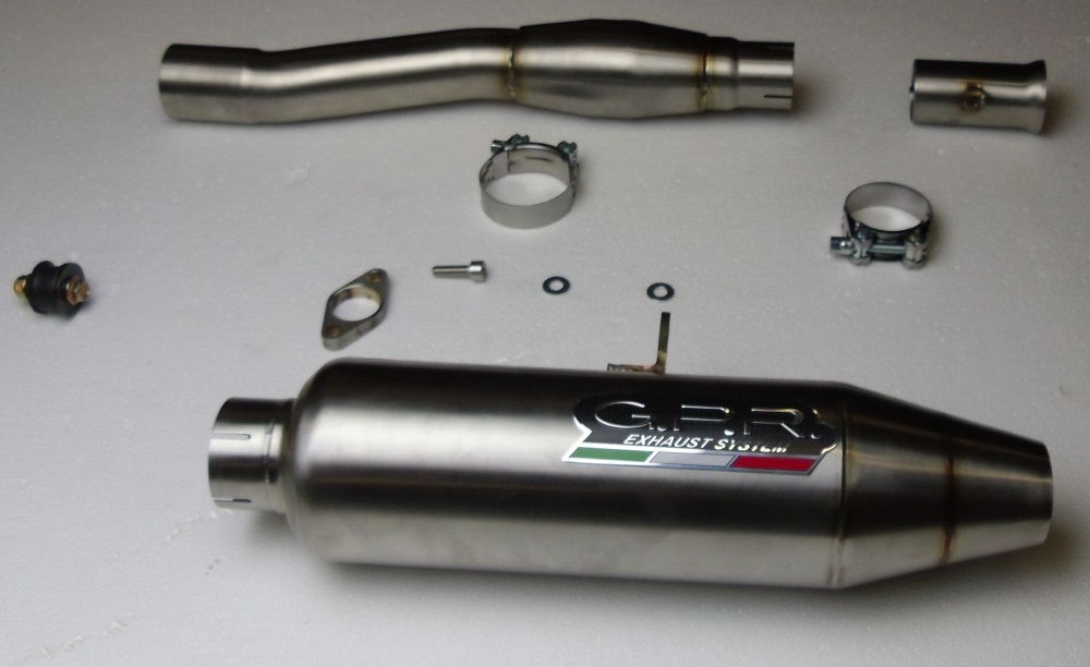 Exhaust compatible with Can Am Outlander 800 XMR 2012-2016, Deeptone Atv, Slip-on exhaust including removable db killer and link pipe, EPA-compliance NOT required 