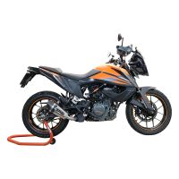 GPR exhaust compatible with  Ktm 250 Adventure Sw 2020-2024, New Grand Prix Evo Titanium, Slip-on exhaust including removable db killer and link pipe, EPA-compliant 