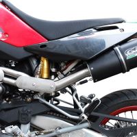 Exhaust compatible with Husqvarna TE 610 E - SM 610 2005-2006, Furore Nero, Mid-Full system exhaust including removable db killer 