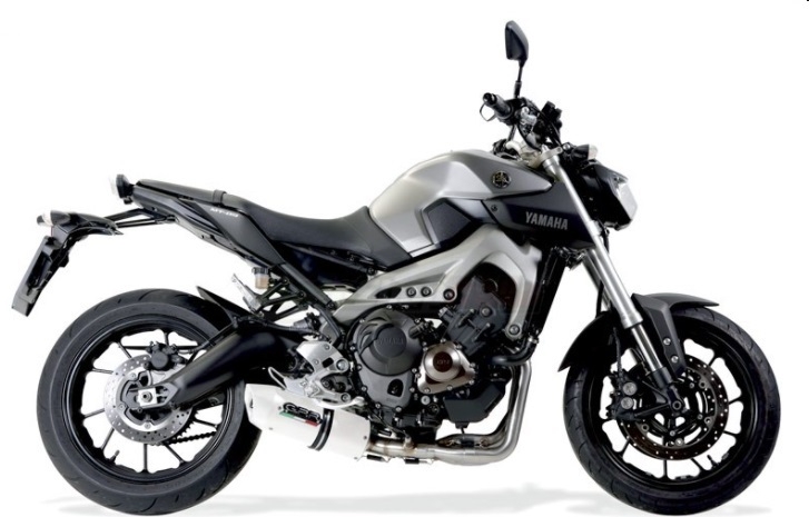 Exhaust compatible with Yamaha FJ-09 Tracer 2017-2020, Albus Evo4, Full system exhaust, including removable db killer 