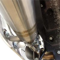 Exhaust compatible with Husqvarna TE 630 E - SMS 630 - Smr 630 2010-2014, Albus Ceramic, Dual slip-on including removable db killers and link pipes, not EPA-compliant 