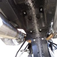 Exhaust compatible with Husqvarna TE 630 E - SMS 630 - Smr 630 2010-2014, Albus Ceramic, Dual slip-on including removable db killers and link pipes, not EPA-compliant 