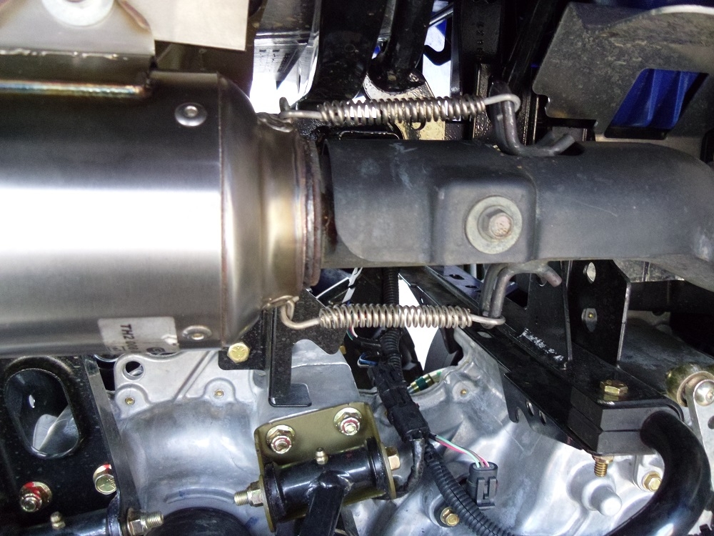 Exhaust compatible with Polaris Sportsman 800 X2 2007/2010 2007-2010, Deeptone Atv, Silencer to install with original manifold exhaust including removable db killer and link pipe, EPA-compliance NOT required 