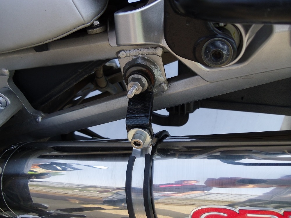 Exhaust compatible with Yamaha XT1200Z Supertenere 2017-2020, Albus Evo4, Slip-on exhaust including removable db killer and link pipe, EPA-compliant 