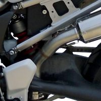 Exhaust compatible with Yamaha XT1200Z Supertenere 2017-2020, Albus Evo4, Slip-on exhaust including removable db killer and link pipe, EPA-compliant 