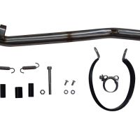 Exhaust compatible with Suzuki Rv 125 Van Van 2003-2017, Albus Ceramic, Slip-on exhaust including removable db killer and link pipe, not EPA-compliant 