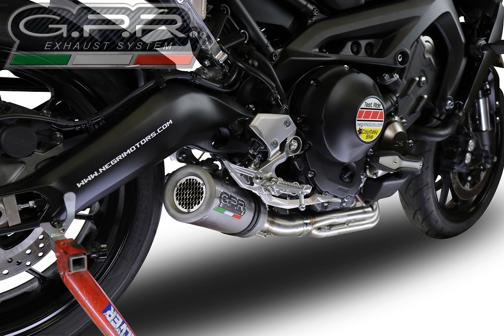 Exhaust compatible with Yamaha FJ-09 Tracer 2015-2020, M3 Inox , Full system exhaust, including removable db killer 