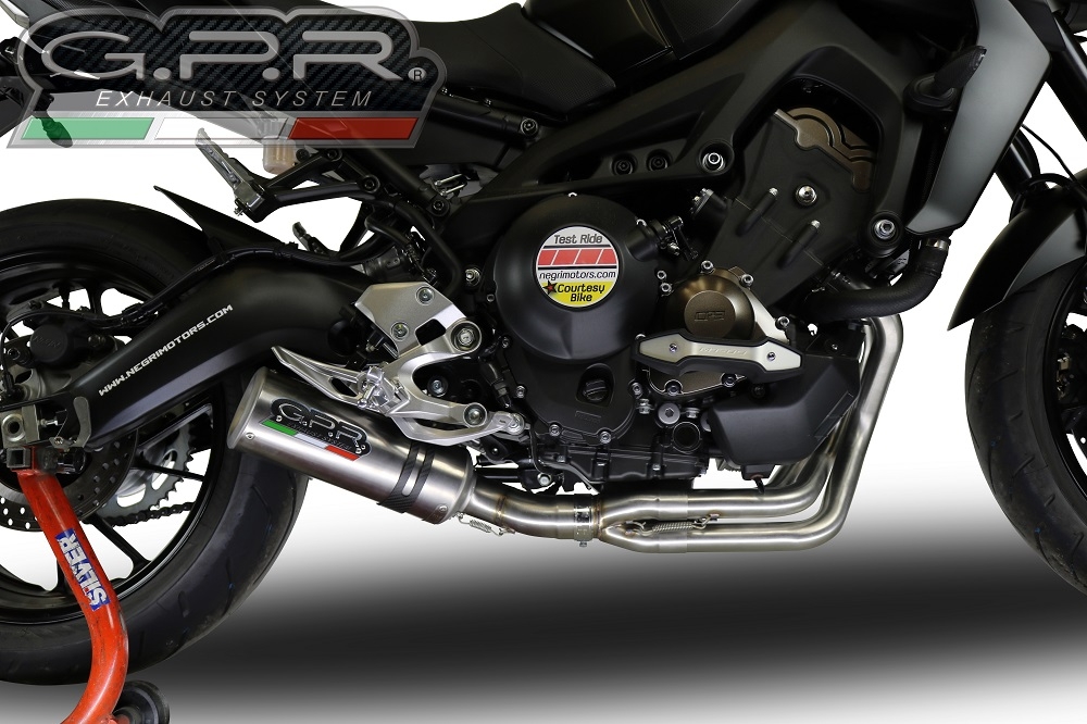 Exhaust compatible with Yamaha FJ-09 Tracer 2015-2020, M3 Inox , Full system exhaust, including removable db killer 