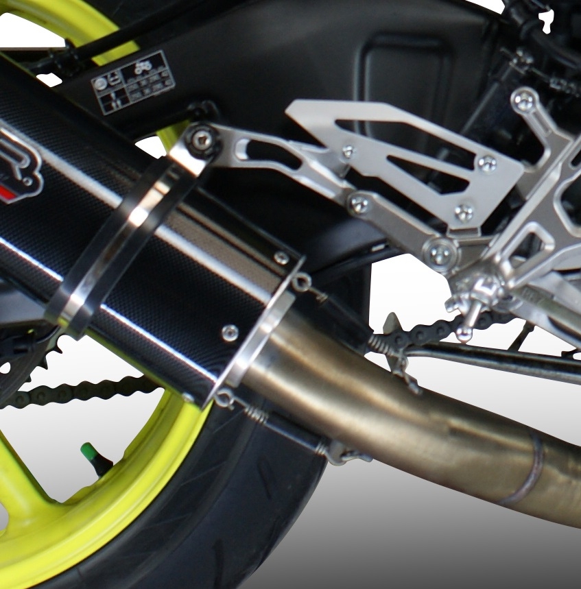 Exhaust compatible with Yamaha FZ-10 2016-2024, M3 Inox , Mid-Full system racing exhaust 