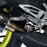 Exhaust compatible with Yamaha FZ-10 2016-2024, M3 Poppy , Slip-on exhaust including removable db killer and link pipe, not EPA-compliant 