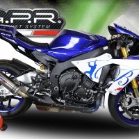 Exhaust compatible with Yamaha R1 2020-2025, M3 Inox , Slip-on exhaust including removable db killer and link pipe, EPA-compliant 
