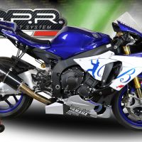 Exhaust compatible with Yamaha R1 2017-2019, Furore Nero, Mid-Full system racing exhaust 