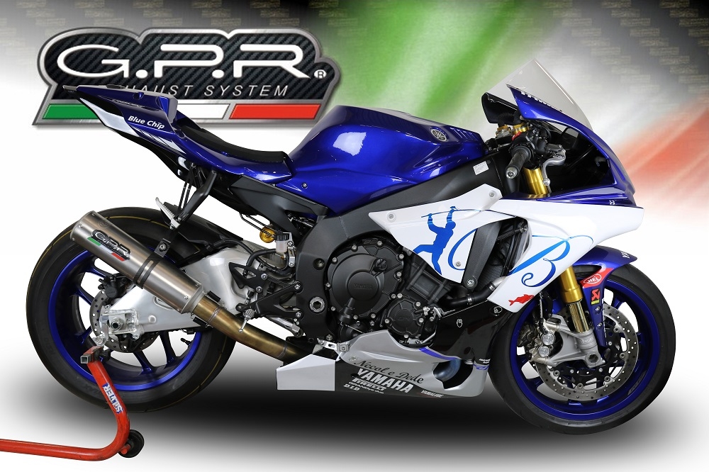 Exhaust compatible with Yamaha R1 2020-2025, M3 Inox , Mid-Full system racing exhaust 