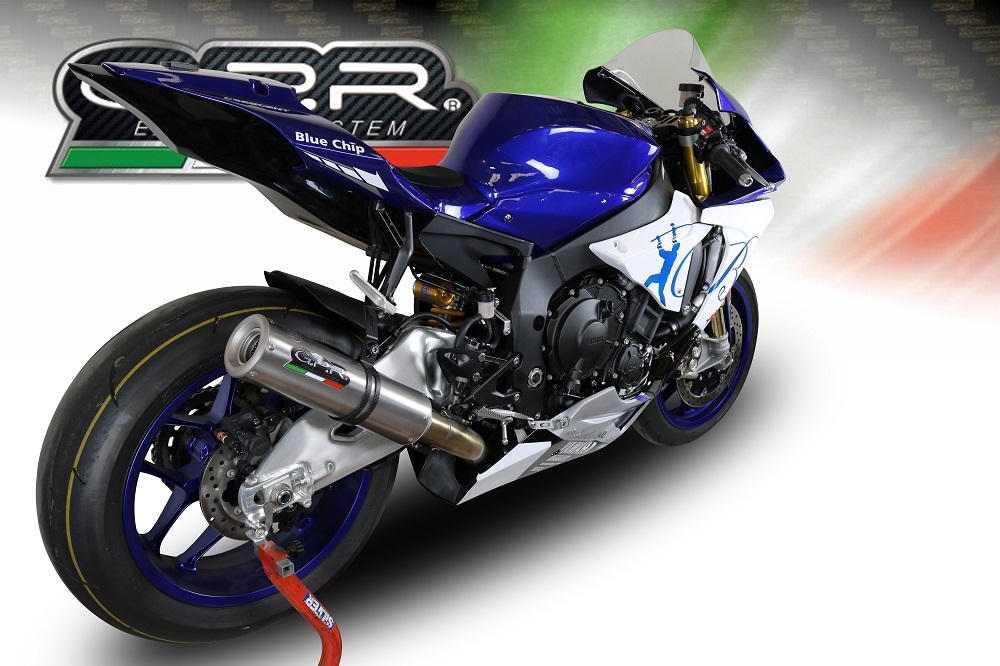 Exhaust compatible with Yamaha R1 2020-2025, M3 Inox , Mid-Full system racing exhaust 