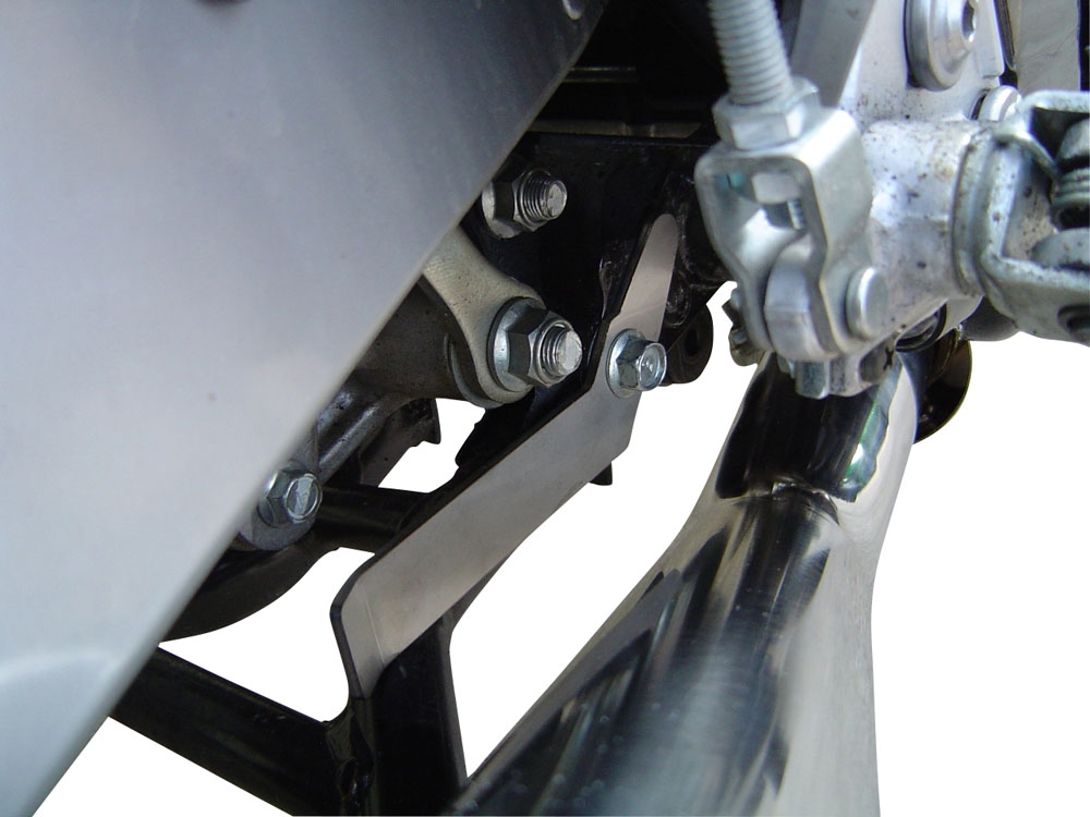 Exhaust compatible with Suzuki Gsf 650 Bandit - S 2005-2006, Deeptone Inox, Slip-on exhaust including removable db killer and link pipe, not EPA-compliant 