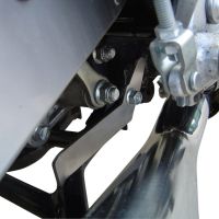 Exhaust compatible with Suzuki Gsf 650 Bandit - S 2005-2006, Deeptone Inox, Slip-on exhaust including removable db killer and link pipe, not EPA-compliant 
