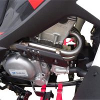 Exhaust compatible with Beeline Bestia 5.5 Supermoto / Offroad 2011-2021, Deeptone Atv, Full system exhaust, including removable db killer, EPA-compliance NOT required 