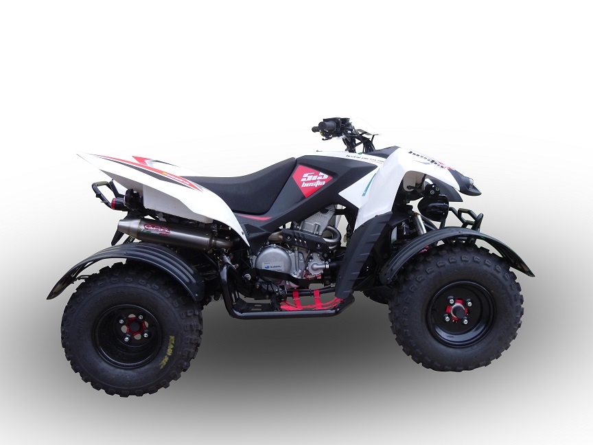 Exhaust compatible with Beeline Bestia 5.5 Supermoto / Offroad 2011-2021, Deeptone Atv, Full system exhaust, including removable db killer, EPA-compliance NOT required 