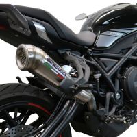 Exhaust compatible with Benelli 752S 2022-2024, Powercone Evo, Slip-on exhaust including removable db killer and link pipe, EPA-compliant 
