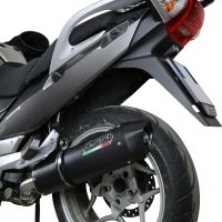 Exhaust compatible with Bmw R1200R 2006-2010, Furore Nero, Slip-on exhaust including removable db killer and link pipe, EPA-compliant 