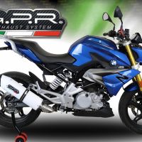 Exhaust compatible with Bmw G310R 2017-2021, Albus Evo4, Full system exhaust, including removable db killer 