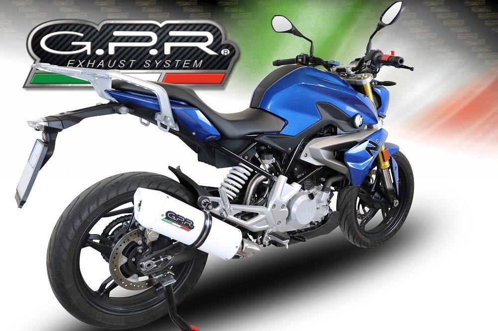 Exhaust compatible with Bmw G310R 2017-2021, Albus Evo4, Full system exhaust, including removable db killer 