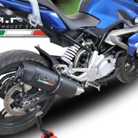 Exhaust compatible with Bmw G310R 2022-2024, Furore Evo4 Nero, Full system exhaust, including removable db killer 