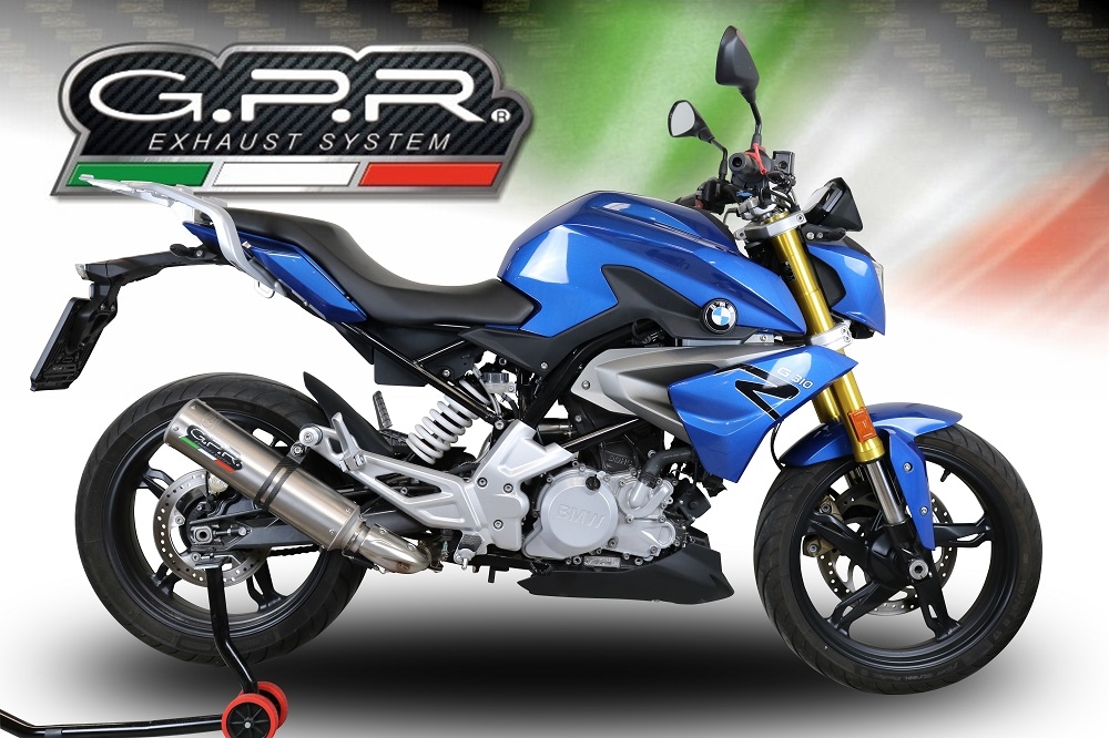 Exhaust compatible with Bmw G310R 2017-2021, M3 Inox , Full system exhaust, including removable db killer 