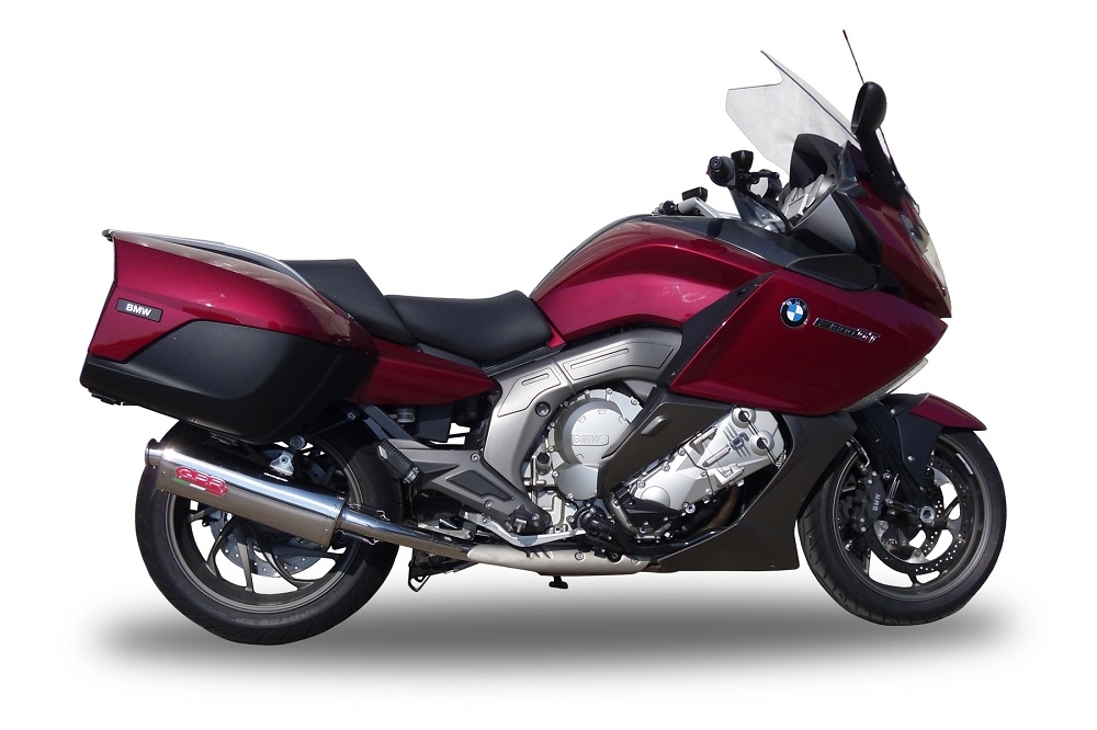 Exhaust compatible with Bmw K1600GTL 2012-2016, Trioval, Dual slip-on including removable db killers and link pipes, EPA-compliant 