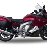 Exhaust compatible with Bmw K1600GTL 2012-2016, Trioval, Dual slip-on including removable db killers and link pipes, EPA-compliant 
