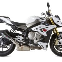 GPR exhaust compatible with  Bmw S1000R 2014-2016, New Grand Prix Evo Poppy, Slip-on exhaust including removable db killer and link pipe, EPA-compliant 