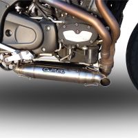 Exhaust compatible with Buell XB12 2003-2007, Deeptone Inox, Dual slip-on including removable db killers and link pipes, EPA-compliant 