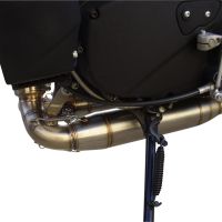Exhaust compatible with Buell XB12 2003-2007, Deeptone Inox, Dual slip-on including removable db killers and link pipes, EPA-compliant 