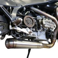 Exhaust compatible with Buell UlySseses Xb 12 X 2003-2007, Powercone Evo, Slip-on exhaust including removable db killer and link pipe, EPA-compliant 