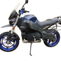 Exhaust compatible with Buell UlySseses Xb 12 X 2003-2007, Powercone Evo, Slip-on exhaust including removable db killer and link pipe, EPA-compliant 