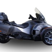 Exhaust compatible with Can Am Spyder 1000 Rs - RSs 2013-2016, Furore Poppy, Slip-on exhaust including removable db killer and link pipe, not EPA-compliant 