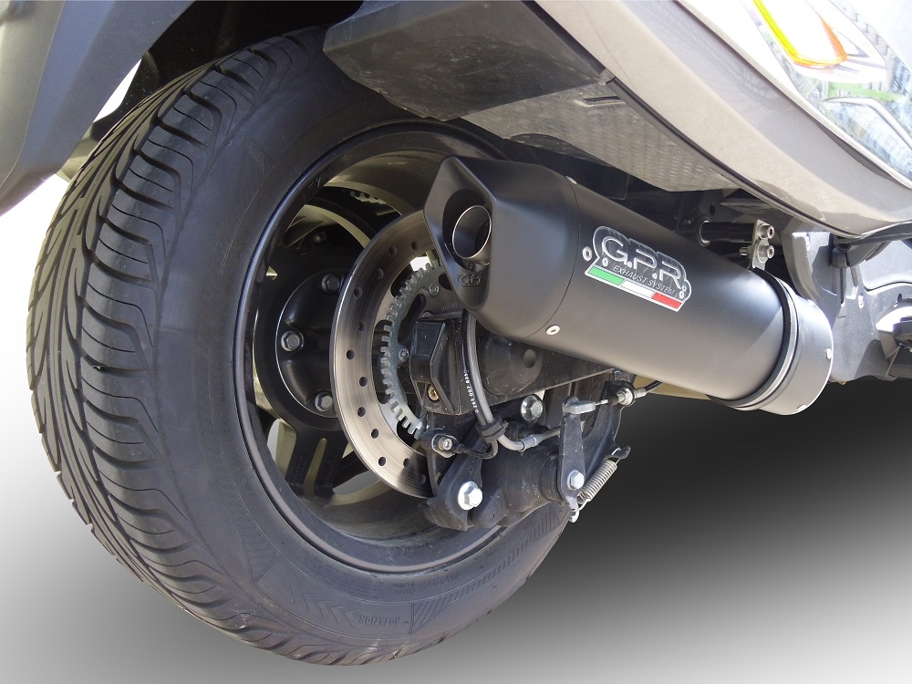 Exhaust compatible with Can Am Spyder 1000 Gs 2007-2009, Furore Poppy, Slip-on exhaust including removable db killer and link pipe, not EPA-compliant 