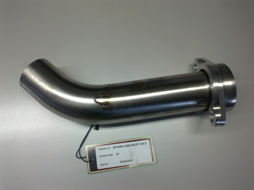 Exhaust compatible with Can Am Spyder RT 1000 2013-2023, Albus Ceramic, Slip-on exhaust including removable db killer and link pipe, not EPA-compliant 