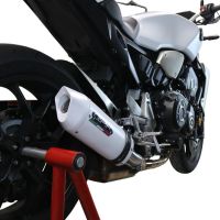 Exhaust compatible with Honda CB1000R 2021-2024, Albus Evo4, Slip-on exhaust including removable db killer and link pipe, EPA-compliant 