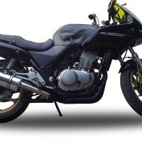 Exhaust compatible with Honda CB500 CB500S 1993-2005, Trioval, Slip-on exhaust including removable db killer and link pipe, EPA-compliant 