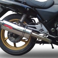 Exhaust compatible with Honda CB500 CB500S 1993-2005, Trioval, Slip-on exhaust including removable db killer and link pipe, EPA-compliant 