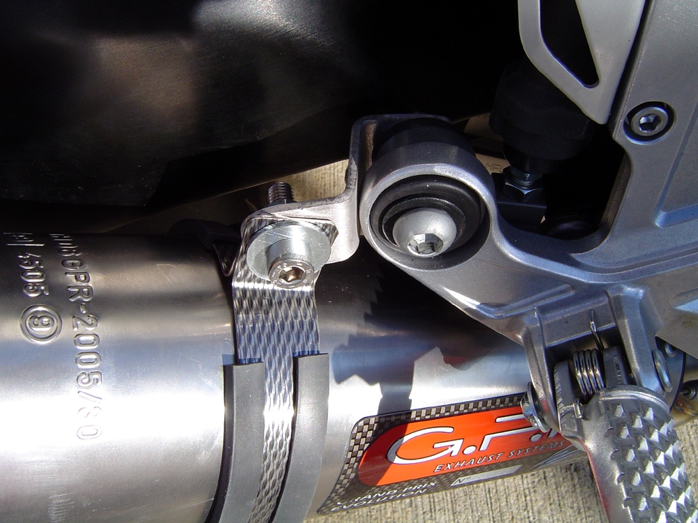 Exhaust compatible with Honda CBR1000RR 2008-2011, Satinox , Slip-on exhaust including removable db killer and link pipe, not EPA-compliant 