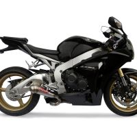 Exhaust compatible with Honda CBR1000RR 2008-2011, Powercone Evo, Slip-on exhaust including removable db killer and link pipe, not EPA-compliant 