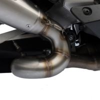 Exhaust compatible with Honda CBR1000RR 2008-2011, Satinox , Slip-on exhaust including removable db killer and link pipe, not EPA-compliant 