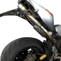 Exhaust compatible with Honda CBR1000RR 2004-2007, Deeptone Inox, Slip-on exhaust including link pipe 