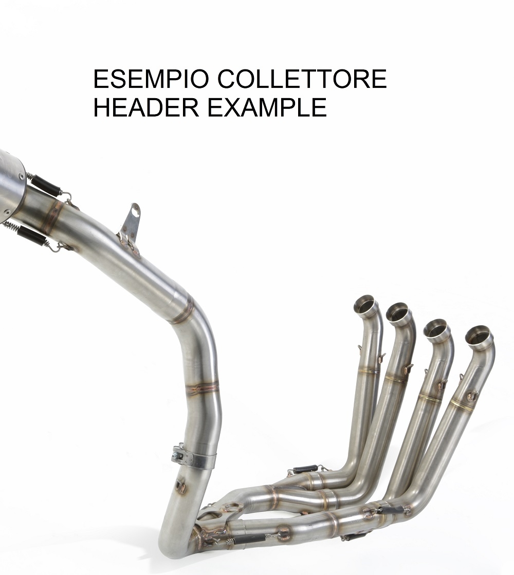 Exhaust compatible with Honda CBR600RR 2007-2018, Tiburon Poppy, Slip-on exhaust including link pipe 