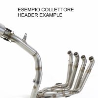 Exhaust compatible with Honda CBR600RR 2007-2018, Tiburon Poppy, Slip-on exhaust including link pipe 