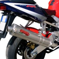 Exhaust compatible with Honda CBR900RR 2000-2003, Inox Tondo, Bolt-on silencer including removable db killer, EPA-compliant 