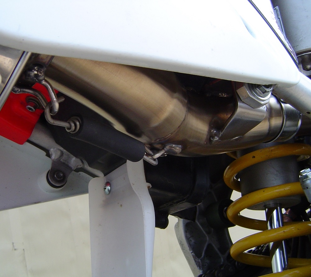 Exhaust compatible with Honda CRF250X 2004-2017, Furore Nero, Slip-on exhaust, including link pipe and removable db killer 