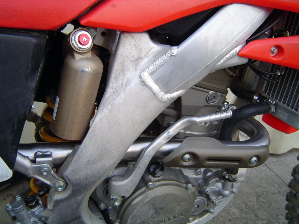 Exhaust compatible with Honda CRF250R 2006-2009, Albus Ceramic, Full system exhaust, including removable db killer 